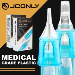 JCONLY VETAR Tattoo Cartridge Needles Curved Magnum