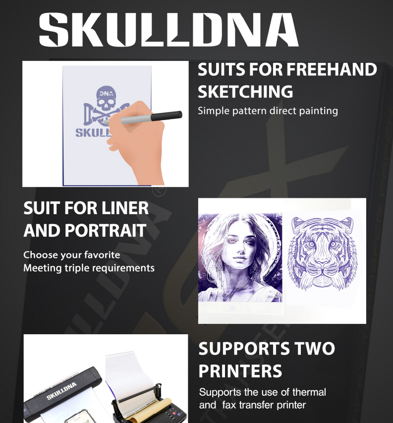 SKULLDNA APEX THERMAL PAPER 8" X 11" - Image 3