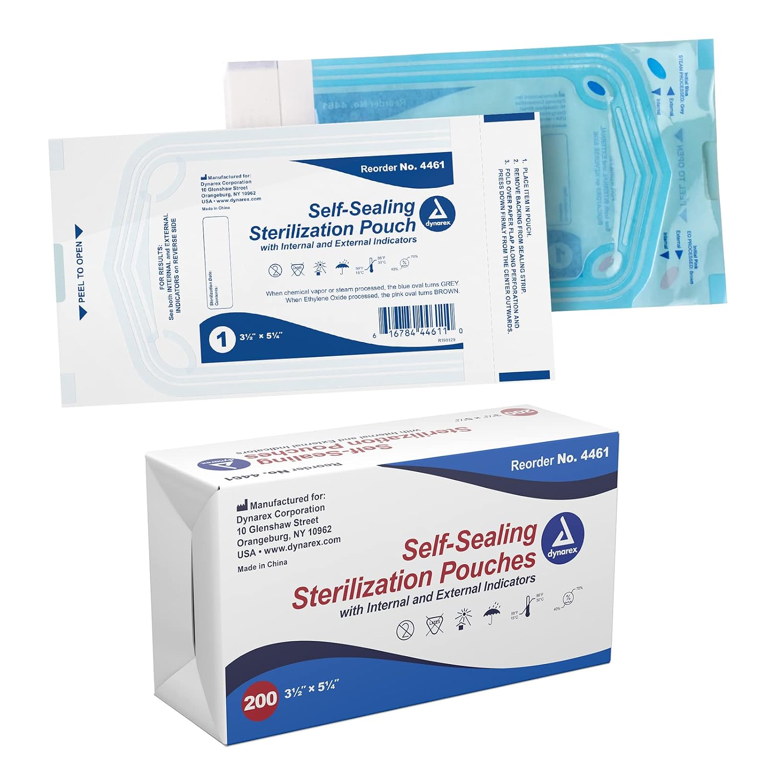 Sterilization Pouches (3.5" x 5.25", 200)