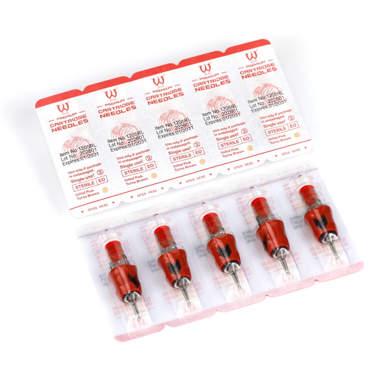 A - RED DRAGON AQUA CARTRIDGES NEEDLE - Round Liner