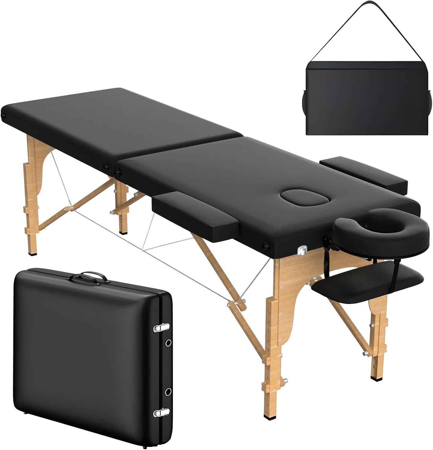 Tattoo Bed Height Adjustable with Carrying Bag