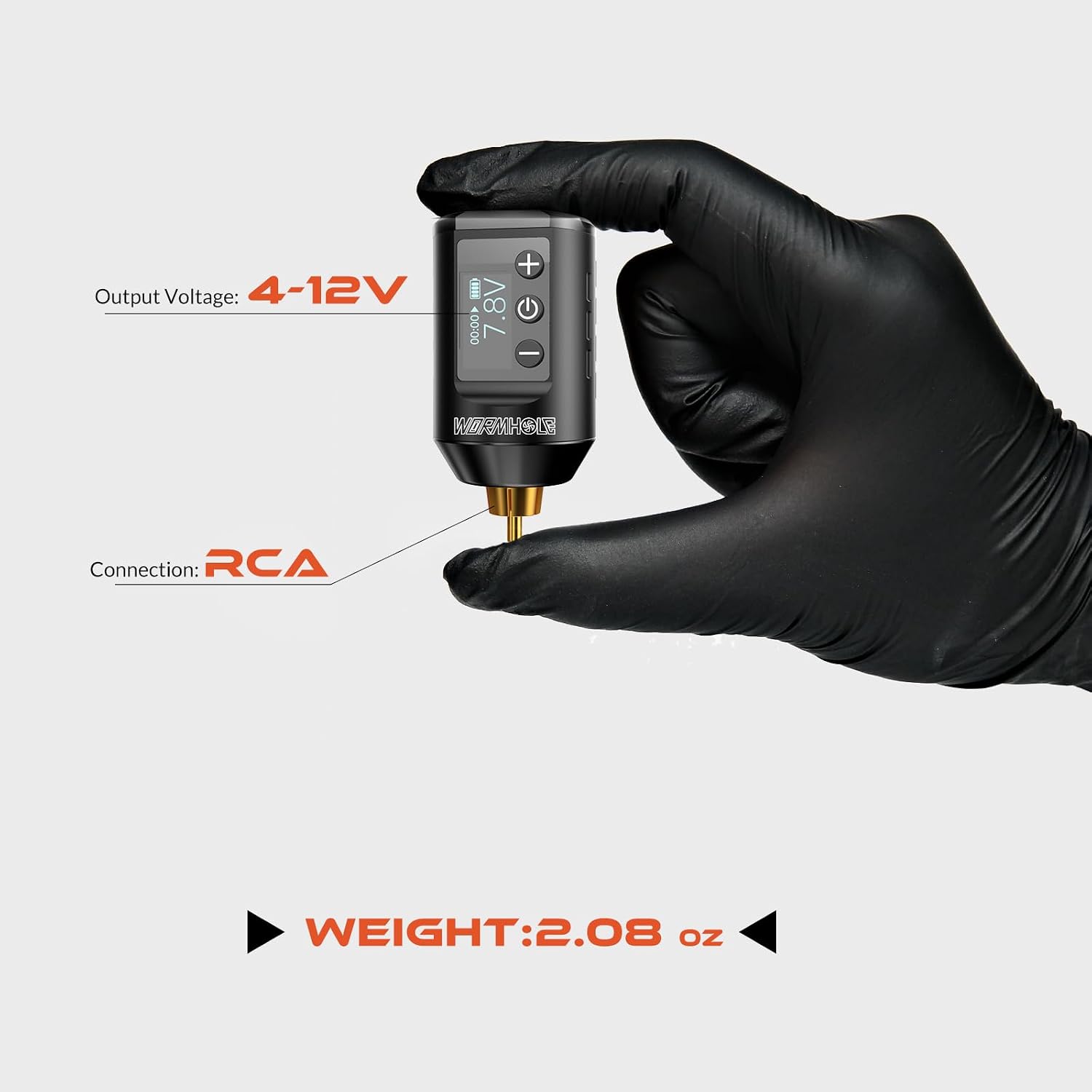 Wireless Tattoo Power Supply Portable RCA - Image 2