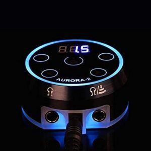 Professional Tattoo Power Supply - Aurora Colorful 2nd Generation with Digital Display, Push Button