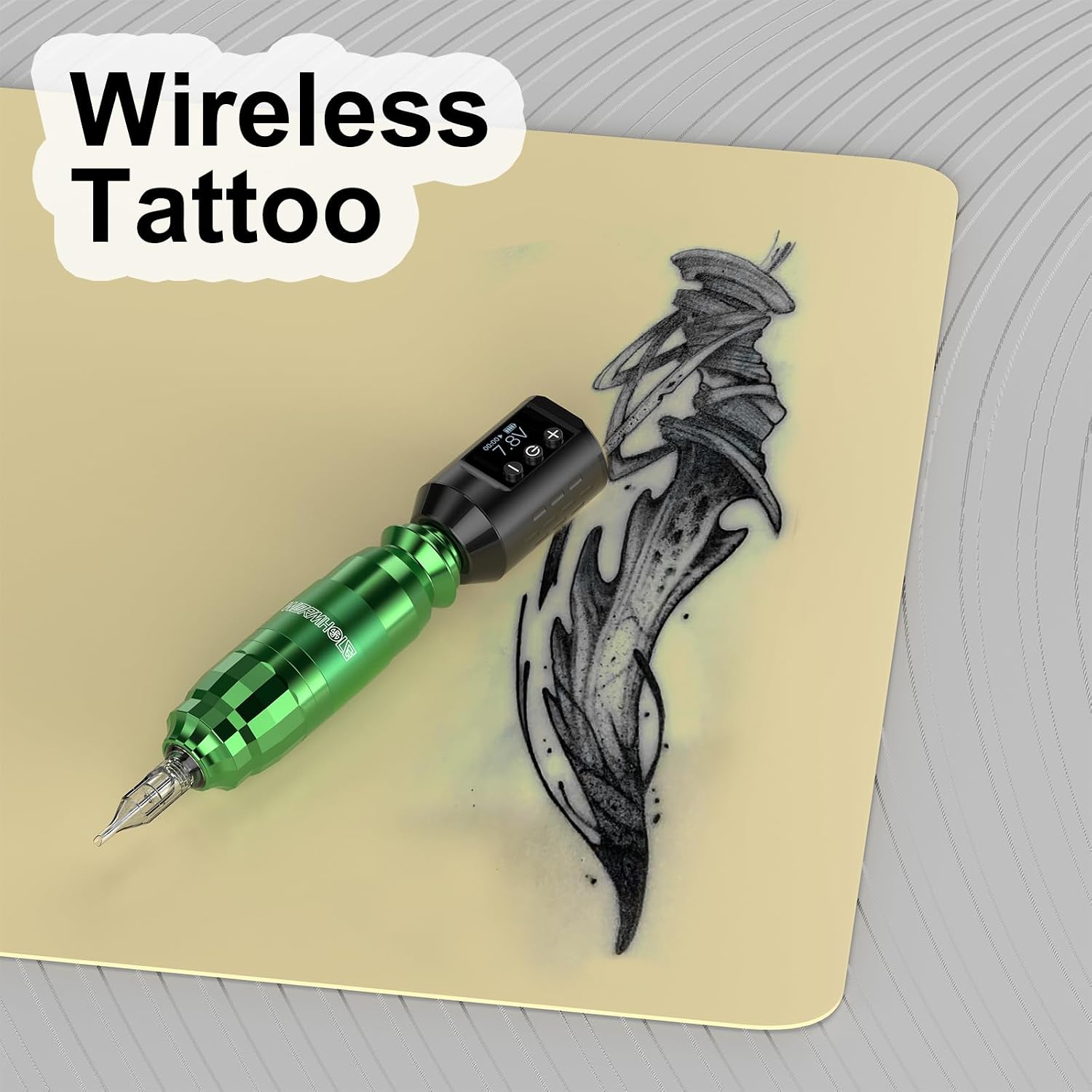 Wireless Tattoo Power Supply Portable RCA - Image 3