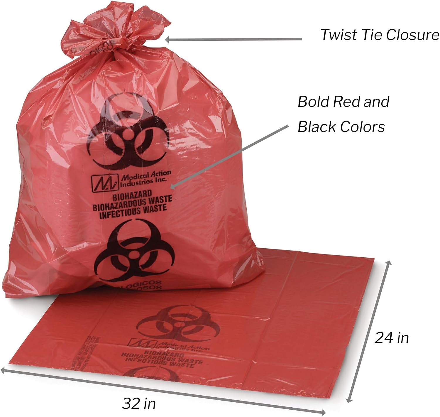 Biohazard Red Bags - Image 3