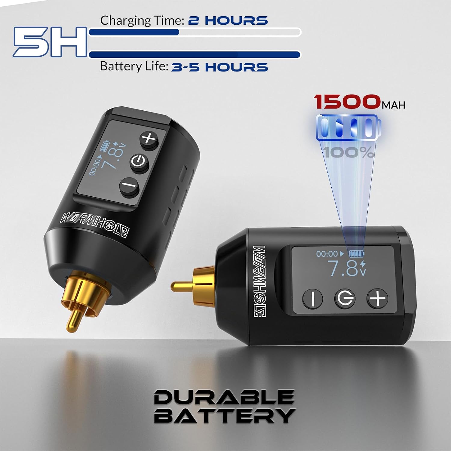 Wireless Tattoo Power Supply Portable RCA - Image 6