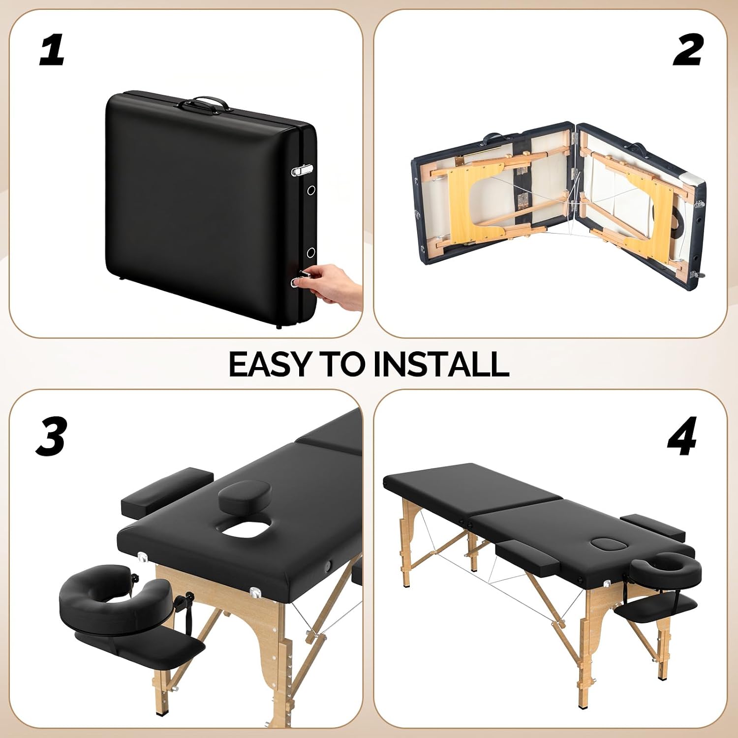 Tattoo Bed Height Adjustable with Carrying Bag - Image 4