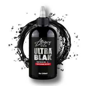 Allegory Tattoo Ink – Ultra Blak - 8oz