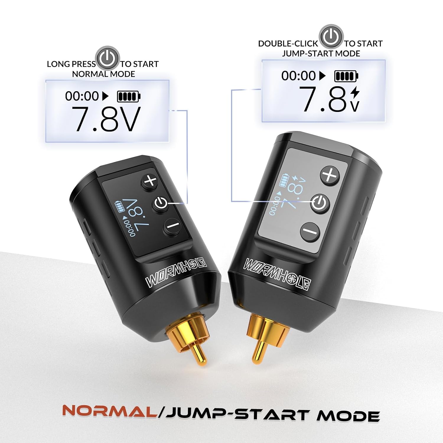 Wireless Tattoo Power Supply Portable RCA - Image 5