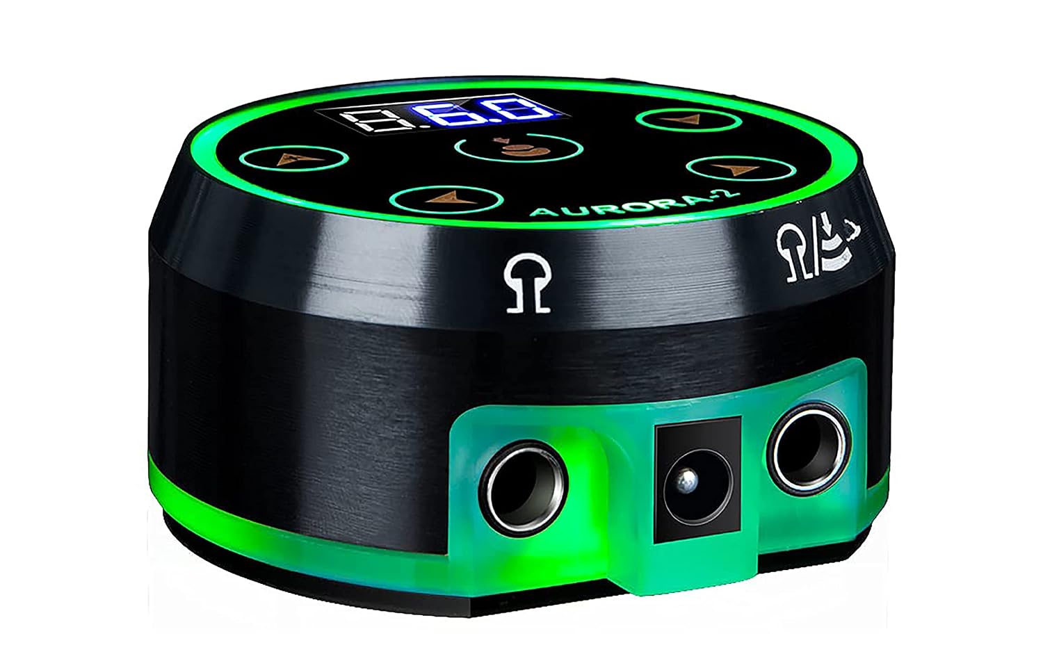 Professional Tattoo Power Supply - Aurora Colorful 2nd Generation with Digital Display, Push Button - Image 6