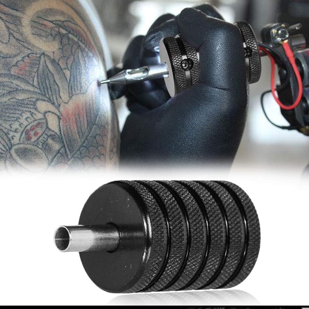 Tattoo Machine Grips Aluminum Black - Image 2