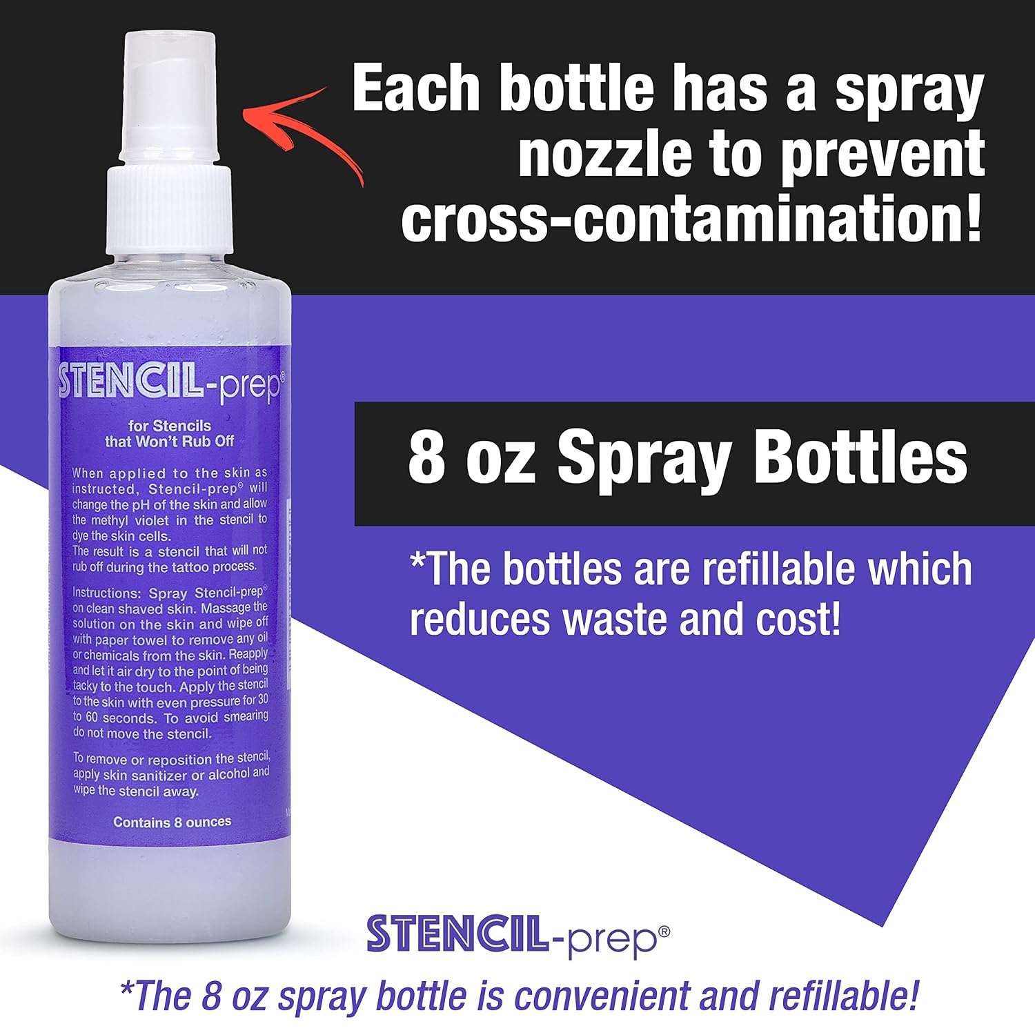 Stencil Prep Spray - 8 oz - Image 2