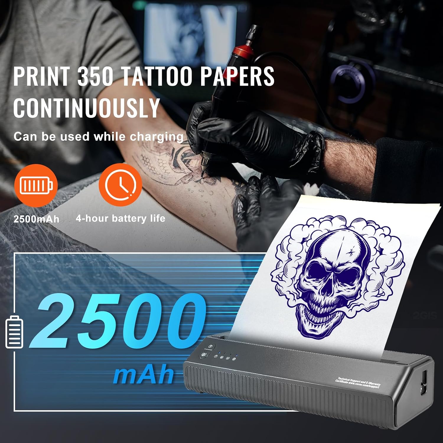 Tattoo Stencil Printer, Wireless Machine - Image 3