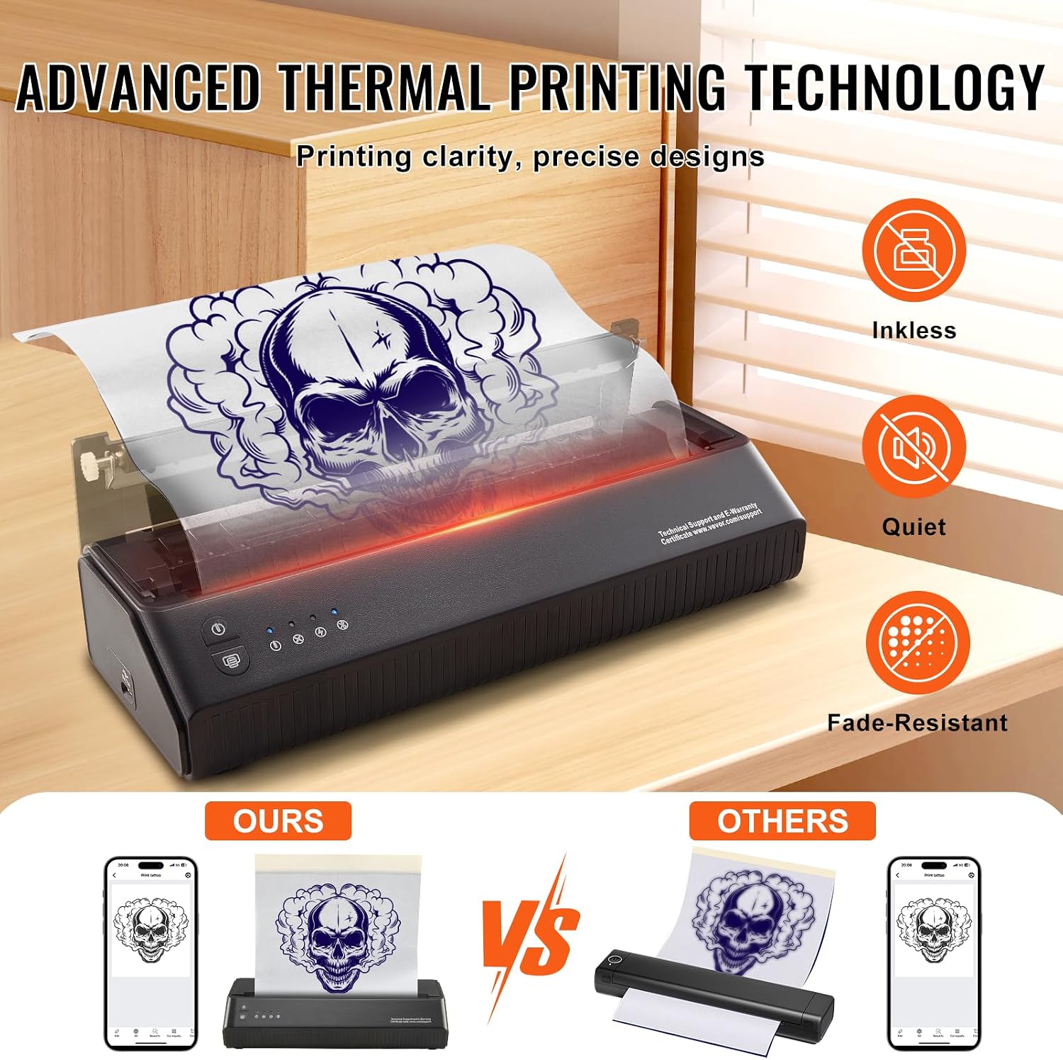 Tattoo Stencil Printer, Wireless Machine - Image 5