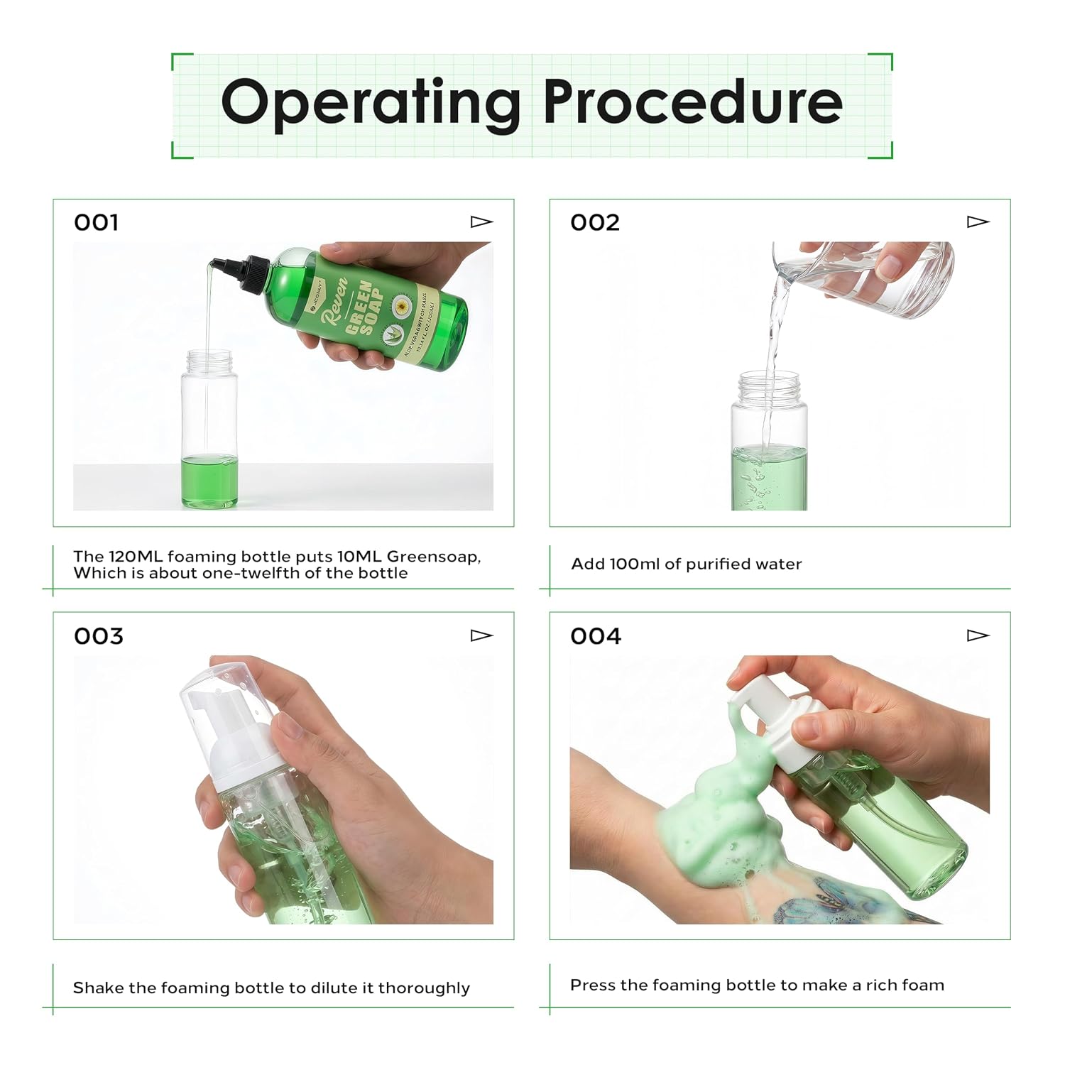 JCONLY Reven Green Soap - Image 3