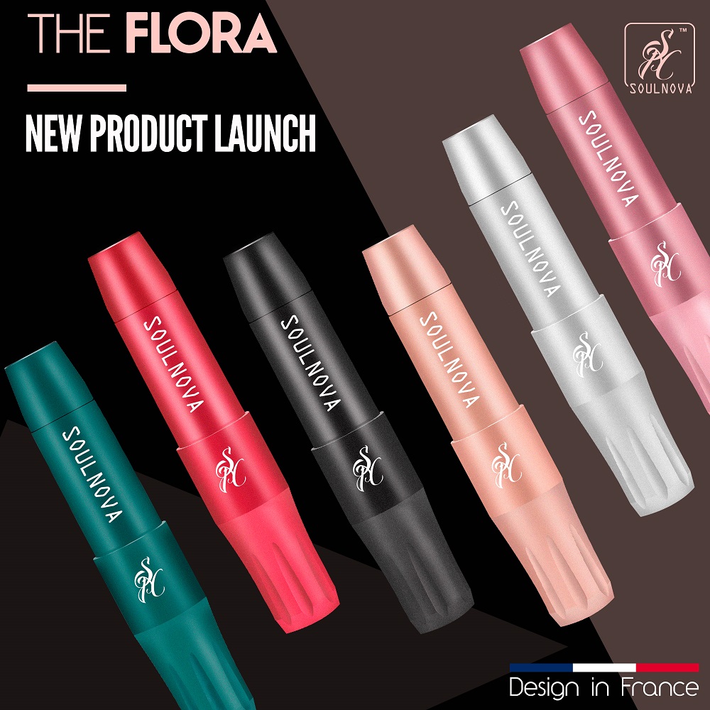 Flora Pen Soul Nova Tattoo Machine for PMU Makeup - Image 2